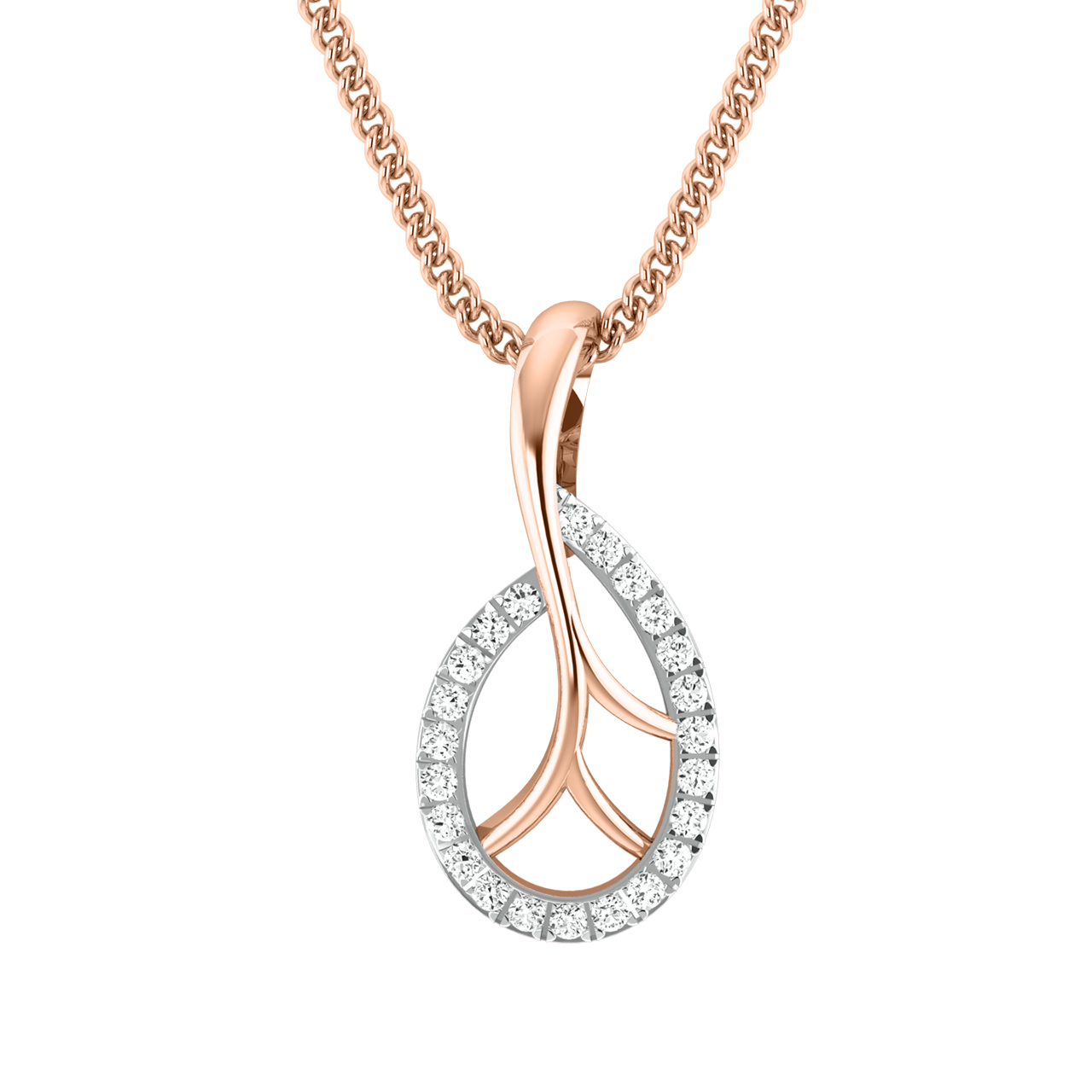 Hanna Round Diamond Office Wear Pendant